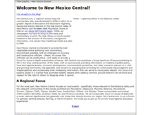 Tablet Screenshot of nm-central.com
